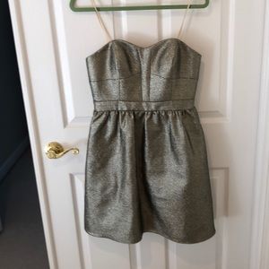Aidan dress metallic color size 8